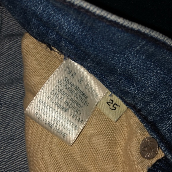 RAG & BONE Mazie Double Indigo Tuxedo skinny - Picture 11 of 16